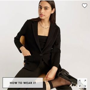 Jcrew Cecile Relaxed Sweater Blazer